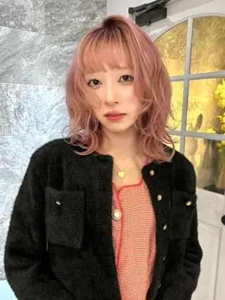 ロング カラー 香月 元希のヘアスタイル