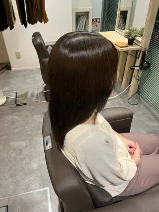 ミディアム 上妻 舞羽のヘアスタイル