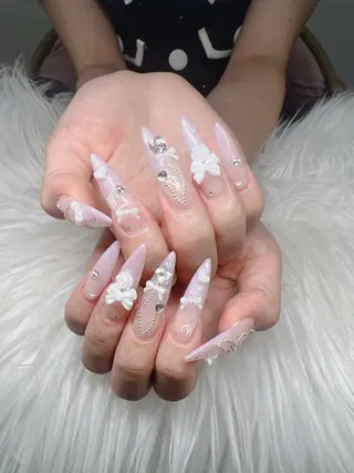 ネイル Lee Nails チップ長さだし専門店のネイルデザイン