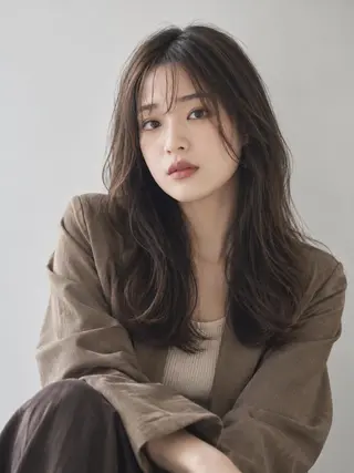 ロング パーマ カラー "オトナ髪”/ LAKA TOCCAのヘアスタイル