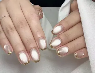 ネイル Aura  Nail 長さだし/パラジェルのネイルデザイン