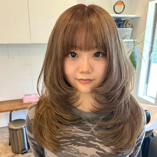 ロング カラー 【新潟/ボブとカラー は僕】あいる🫧のヘアスタイル