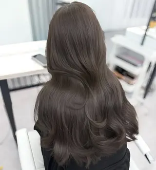 ロング カラー 韓国レイヤー× 顔まわり🕊️テルのヘアスタイル