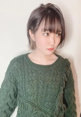 ショート 🎉骨格矯正カット ばば　としまさのヘアスタイル
