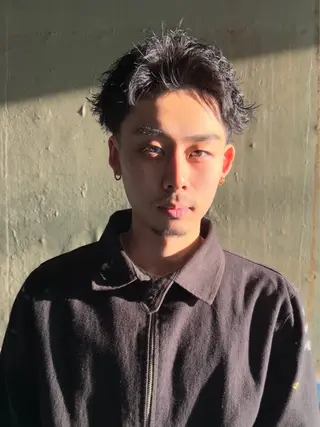 ショート メンズ 大沼 蘭のヘアスタイル
