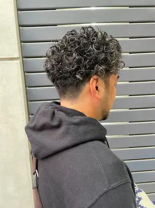 ショート パーマ メンズ メンズカット/パーマ 特化motooのヘアスタイル