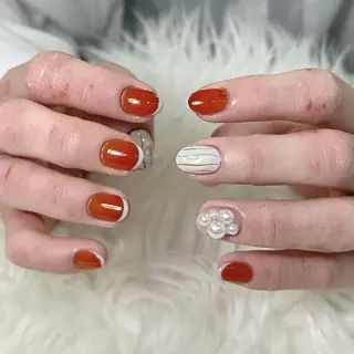 ネイル ❤️💛REBEST 京橋店のネイルデザイン