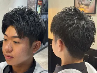 ショート 有田 光輝のヘアスタイル