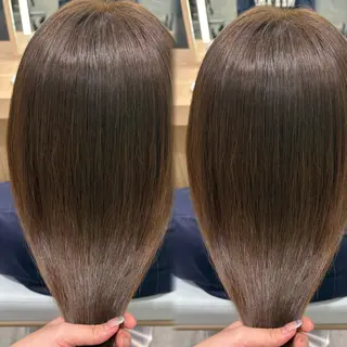 ロング KAE🍓艶カラー /韓国風のヘアスタイル