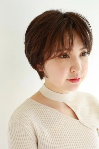 ショート 似合わせカット 迫留由弥のヘアスタイル