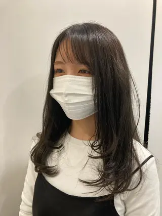 ロング カラー 渡邉 燎のヘアスタイル