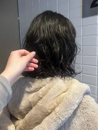 パーマ Miku / カットモデル伏見 栄のヘアスタイル