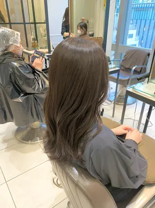 セミロング 髪質改善/縮毛矯正 🎀小林 唯 🎀のヘアスタイル