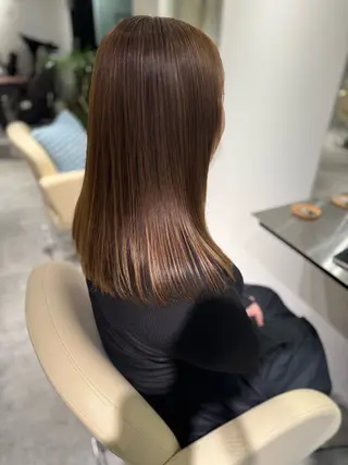ロング カラー 夜23時まで予約🉑 reverieあきらのヘアスタイル