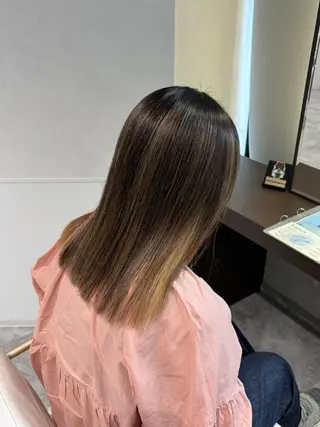 セミロング 縮毛矯正特化🩰 竹口はるかのヘアスタイル