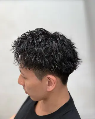 ショート パーマ fifth 村田 悠輔のヘアスタイル