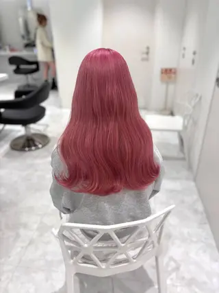 ロング カラー 色落ち綺麗🩰ハイ トーン🎀RINKAのヘアスタイル