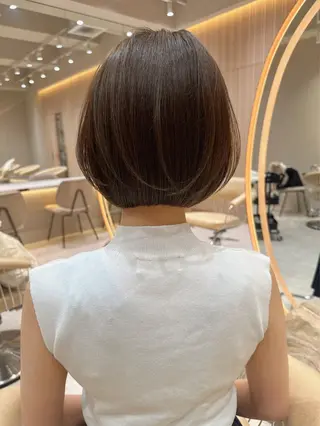 ショート カラー 美髪縮毛矯正✨🫧 レイヤー川村利幸のヘアスタイル