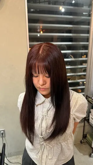 ロング カラー ruup  Aru みさきのヘアスタイル