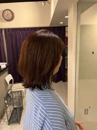 ミディアム MAHAE 東芝のヘアスタイル