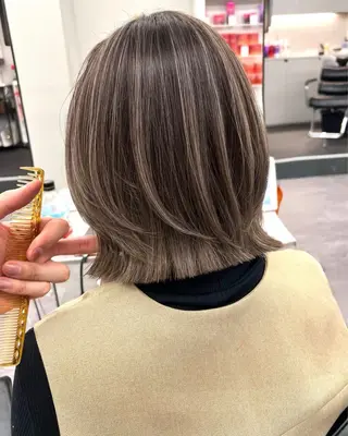 ショート カラー ヘアアレンジ 🫧透明感カラー/ Wカラー🫧namiのヘアスタイル
