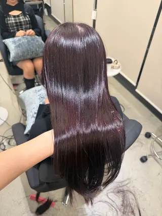 ロング カラー caho／ レイヤー カット 韓国ヘア♡のヘアスタイル