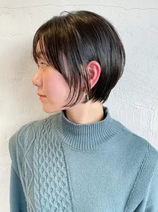 ショート カラー パーマ ヘアアレンジ ITbyALBUM 八王子店のヘアスタイル