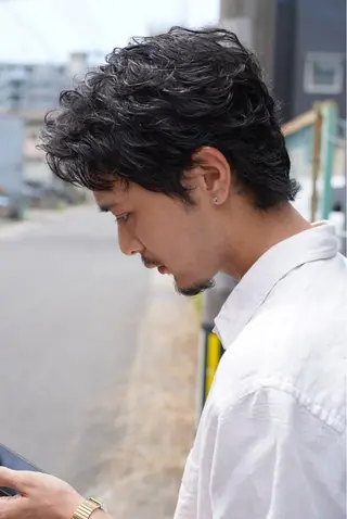 パーマ メンズ Lit 天文館店のヘアスタイル