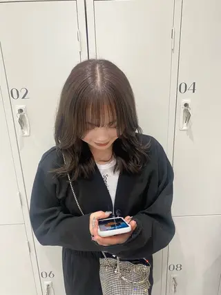 ミディアム カラー ヘアアレンジ ボブ /ニュアンス/ satomi🧸💖のヘアスタイル