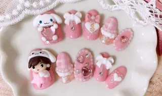 ネイル 大分市推し活ネイル 🎀ライブ・現場前にのネイルデザイン