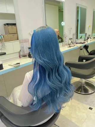 ロング カラー ブリーチカラー 🩵MIZUKIのヘアスタイル