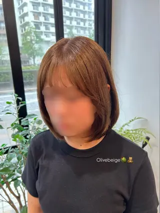 ミディアム カラー 佐藤光華/JANU /カラーモデルのヘアスタイル