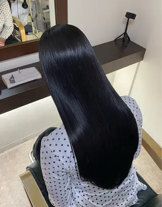 ロング 結衣 髪質改善モデル募集中のヘアスタイル