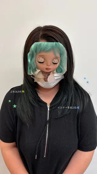 カラー LOA Riaのヘアスタイル