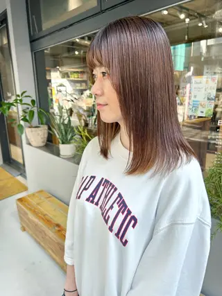 ミディアム パーマ HIROKI ” ボブのヘアスタイル