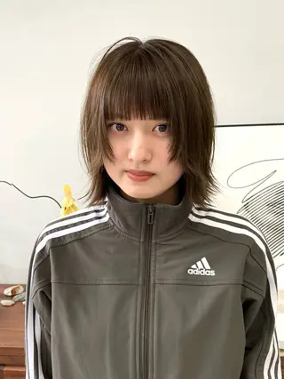 ショート 仲村安葉/暖色 カラー/レイヤーのヘアスタイル