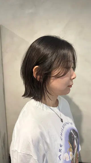 ミディアム Yuki☺︎パーマ レイヤーカットのヘアスタイル