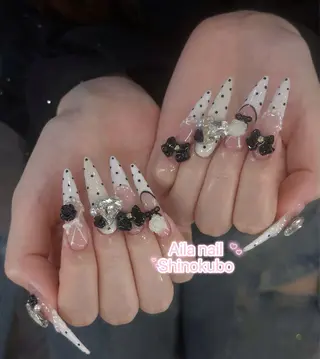 ロング Aila Nail Shinokuboのネイルデザイン