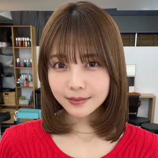 似合わせレイヤー🌟 巻ける縮毛矯正みつきのヘアスタイル