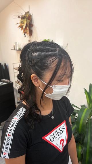 ロング 神田 姫奈｜郡山 ｜レイヤーカットのヘアスタイル