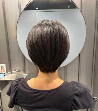 ショート JUMI/ショート/ ボブ/透明感カラー✨のヘアスタイル
