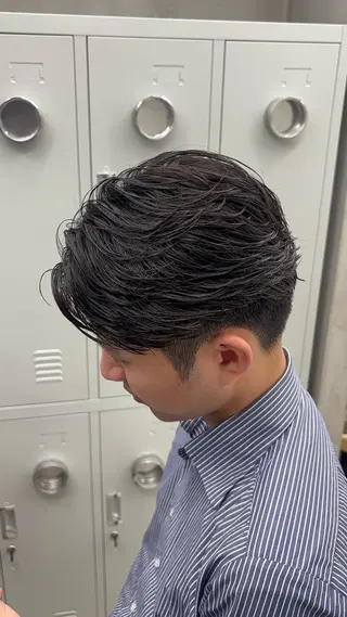 ショート パーマ メンズ 名古屋メンズパーマ /松井生のヘアスタイル
