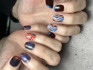 ネイル pas á pas 🩵💛minoriのネイルデザイン