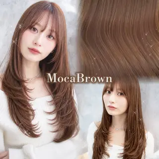 ロング カラー 💎あおい💎大宮/ 艶髪/ワンカラー🫧のヘアスタイル