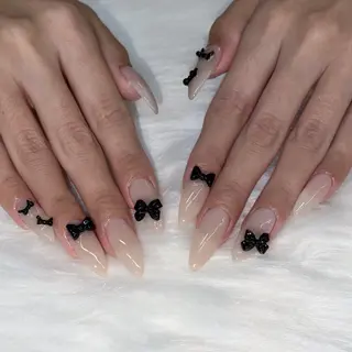 ネイル cocoro🖤 猫爪/y2kネイルのネイルデザイン