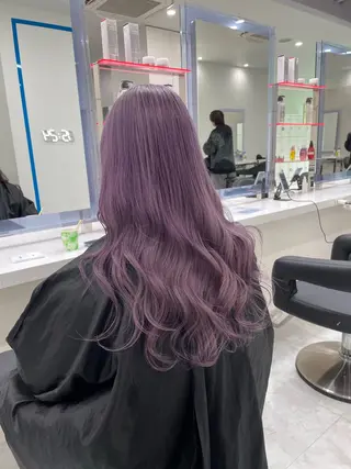 ロング 暖色系ハイトーン♡ mioriのヘアスタイル