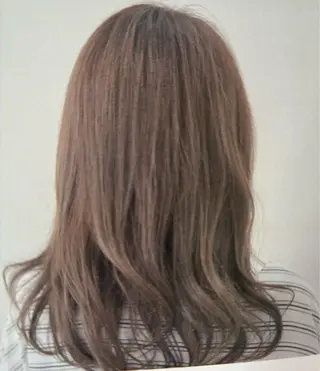 ロング カラー パーマ 金町美容室 お洒落roomルシアのヘアスタイル