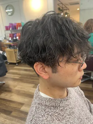 パーマ 池袋西口徒歩10秒 EBINAメンズ特化のヘアスタイル