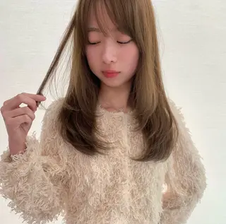 セミロング 💎お顔まわりカット 【シクネ】ユウダイのヘアスタイル