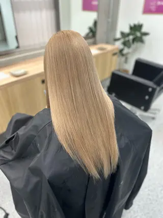 ロング カラー 🫧盛れハイトーン/ ボブカット🎀サキのヘアスタイル